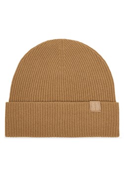 Czapka Calvin Klein Emblem LV04D8013G Beżowy ze sklepu eobuwie.pl w kategorii Czapki zimowe męskie - zdjęcie 186751083
