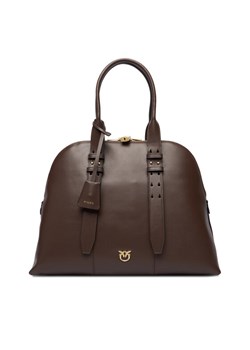 Torebka PINKO Bowling Bag Medium AI 25-26 PLTT 105172 A0QO Brązowy ze sklepu eobuwie.pl w kategorii Torebki damskie - zdjęcie 186751103