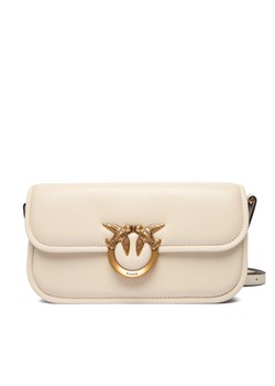 Torebka PINKO Love Box Baguette Al 25-26 PLTT 105083 A26L Écru - id: 8053177201000 - marki Pinko - 186751112 Torebka PINKO Love Box Baguette Al 25-26 PLTT 105083 A26L Écru ze sklepu eobuwie.pl w kategorii Torebki damskie - zdjęcie 186751112