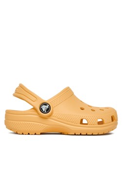 Klapki Crocs Toddler Classic Clog 206990 Pomarańczowy ze sklepu eobuwie.pl w kategorii Klapki dziecięce - zdjęcie 186751120