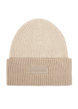 Czapka Calvin Klein LV04D8029G Écru ze sklepu eobuwie.pl w kategorii Czapki zimowe męskie - zdjęcie 186751130