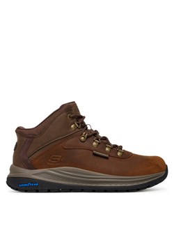 Trekkingi Skechers Meroe 205285 BRN Brązowy ze sklepu eobuwie.pl w kategorii Buty trekkingowe męskie - zdjęcie 186751241