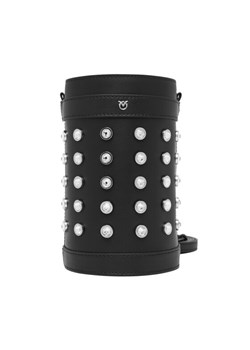 Torebka PINKO Mini Bucket AI 25-26 PLTT 105911 A2XQ Czarny ze sklepu eobuwie.pl w kategorii Listonoszki - zdjęcie 186751242