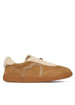 Sneakersy LOVE MOSCHINO JA15402G0NIGY104 Beżowy ze sklepu eobuwie.pl w kategorii Buty sportowe damskie - zdjęcie 186751271