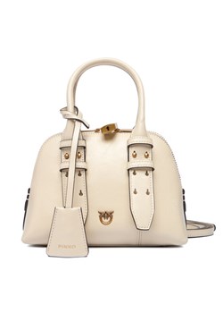 PINKO Torebka Bowling Bag Zip Mini AI 25-26 PLTT 105333 A0QO Écru - id: 8053177306446 - marki Pinko - 186752621 PINKO Torebka Bowling Bag Zip Mini AI 25-26 PLTT 105333 A0QO Écru ze sklepu MODIVO w kategorii Kuferki - zdjęcie 186752621
