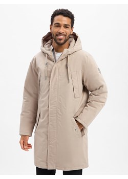 Derbe Parka męska - Valholm Mężczyźni beżowy jednolity ze sklepu vangraaf w kategorii Kurtki męskie - zdjęcie 186753393
