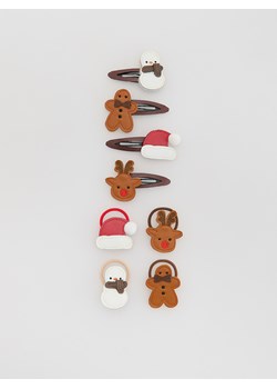 Reserved - Świąteczny zestaw gumek i spinek do włosów - wielobarwny ze sklepu Reserved w kategorii Ozdoby do włosów dziewczęce - zdjęcie 186754440