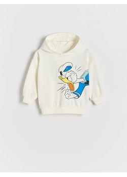 Reserved - Bluza oversize Kaczor Donald - biały ze sklepu Reserved w kategorii Bluzy chłopięce - zdjęcie 186755951