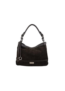 Torebka Barberinis zamszowa klasyczna - Brązowa ciemna ze sklepu butyolivier w kategorii Torby Shopper bag - zdjęcie 186756334