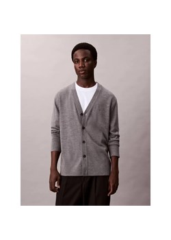Calvin Klein Wełniany kardigan | Regular Fit ze sklepu Gomez Fashion Store w kategorii Swetry męskie - zdjęcie 186756490