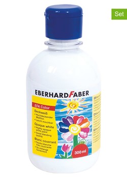 Eberhard Faber Biała farba kryjąca (2 szt.) - 2 x 300 ml ze sklepu Limango Polska w kategorii Zabawki - zdjęcie 186757012