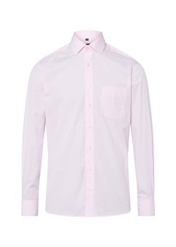 Andrew James Koszula męska Mężczyźni Regular Fit Bawełna różowy w paski ze sklepu vangraaf w kategorii Koszule męskie - zdjęcie 186757622