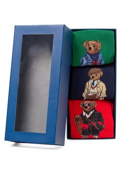 Polo Ralph Lauren Skarpety w 3-paku Mężczyźni zielony jednolity ze sklepu vangraaf w kategorii Skarpetki męskie - zdjęcie 186757651