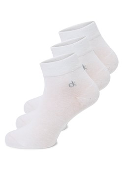 Calvin Klein Skarpety w 3-paku Mężczyźni Bawełna biały jednolity ze sklepu vangraaf w kategorii Skarpetki męskie - zdjęcie 186757670