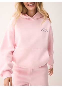 Reserved - Bluza oversize z kapturem - pastelowy róż ze sklepu Reserved w kategorii Bluzy damskie - zdjęcie 186757810