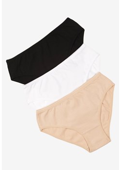 Wielokolorowe Bawełniane Majtki Figi 3-Pack w Klasycznym Stylu Feziana ze sklepu renee.pl w kategorii Majtki damskie - zdjęcie 186759332