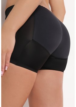 Czarne Majtki Szorty Modelujące z Push-Upem Milless - id: 295958 - marki born2be - 186759351 Czarne Majtki Szorty Modelujące z Push-Upem Milless ze sklepu born2be.pl w kategorii Majtki damskie - zdjęcie 186759351