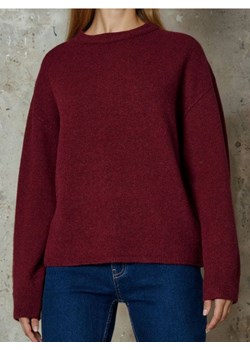 Sinsay - Sweter chunky z domieszką wełny - bordowy ze sklepu Sinsay w kategorii Swetry damskie - zdjęcie 186762073