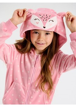 Sinsay - Bluza z kapturem w kropki - różowy ze sklepu Sinsay w kategorii Bluzy dziewczęce - zdjęcie 186762110