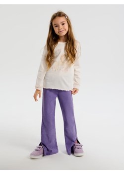 Sinsay - Legginsy flare z efektem sprania - fioletowy ze sklepu Sinsay w kategorii Spodnie dziewczęce - zdjęcie 186762270