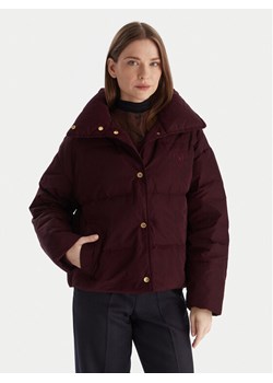 Tommy Hilfiger Kurtka puchowa WW0WW47294 Bordowy Relaxed Fit ze sklepu MODIVO w kategorii Kurtki damskie - zdjęcie 186762773