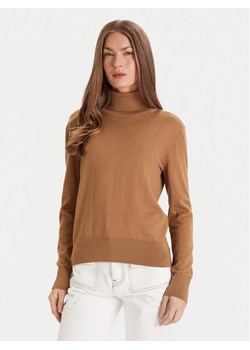 Calvin Klein Golf LV044D371G Brązowy Regular Fit ze sklepu MODIVO w kategorii Swetry damskie - zdjęcie 186762823