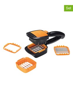 Genius 5-częściowy zestaw &quot;Nicer Dicer Quick&quot; w kolorze pomarańczowo-czarnym ze sklepu Limango Polska w kategorii Akcesoria kuchenne - zdjęcie 186765694