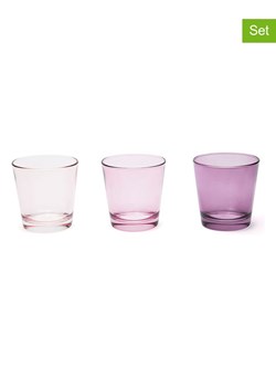 Trendy Kitchen by EXCÉLSA Szklanki (3 szt.) w kolorze jasnoróżowym - 250 ml ze sklepu Limango Polska w kategorii Naczynia - zdjęcie 186765781