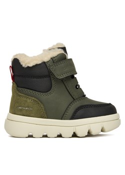 Geox Kozaki B Willaboom B Ab B365BC 0ME22 C0450 M Khaki - id: 0000305271723 - marki Geox - 186769052 Geox Kozaki B Willaboom B Ab B365BC 0ME22 C0450 M Khaki ze sklepu MODIVO w kategorii Buty zimowe dziecięce - zdjęcie 186769052