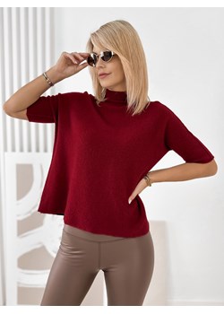 sweter aslan bordowy one size ze sklepu UBRA w kategorii Swetry damskie - zdjęcie 186770181