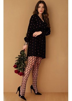 Czarne rajstopy kabaretki duże oczka Zaris LC 17161, Kolor czarny, Rozmiar S/L, LivCo Corsetti Fashion ze sklepu Intymna w kategorii Rajstopy - zdjęcie 186770231