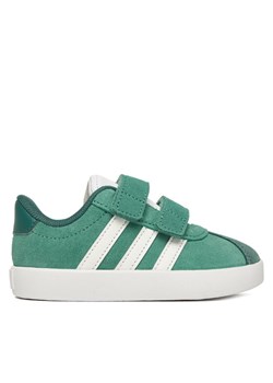 Sneakersy adidas VL Court 3.0 Shoes JP7877 Turkusowy ze sklepu eobuwie.pl w kategorii Buty sportowe dziecięce - zdjęcie 186770603