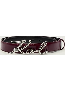 Karl Lagerfeld Skórzany pasek k/signature h2.5 ze sklepu Gomez Fashion Store w kategorii Paski damskie - zdjęcie 186772301