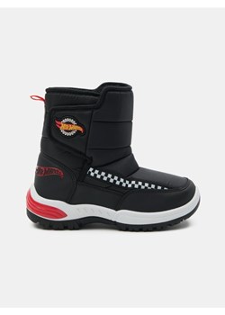Sinsay - Pikowane śniegowce z kożuszkiem Hot Wheels - czarny ze sklepu Sinsay w kategorii Buty zimowe dziecięce - zdjęcie 186773642