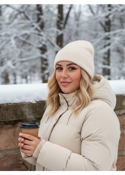 Sinsay - Czapka beanie - kremowy ze sklepu Sinsay w kategorii Czapki zimowe damskie - zdjęcie 186773752
