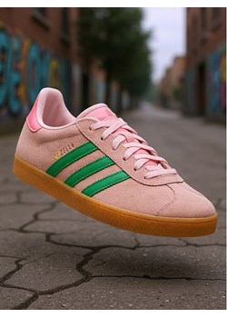 adidas Sneakersy Gazelle J JP7128 Różowy ze sklepu MODIVO w kategorii Buty sportowe dziecięce - zdjęcie 186773810