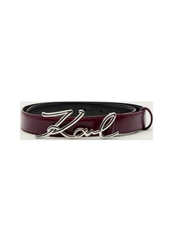 Karl Lagerfeld Skórzany pasek k/signature h2.5 ze sklepu Gomez Fashion Store w kategorii Paski damskie - zdjęcie 186774314