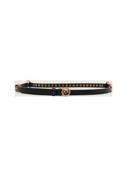 Pinko Skórzany pasek STUDS BELT H1,2 ze sklepu Gomez Fashion Store w kategorii Paski damskie - zdjęcie 186774321
