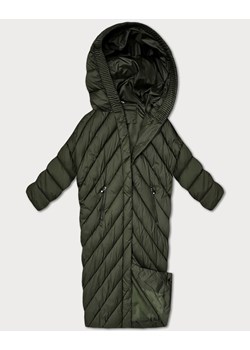 Kurtka zimowa typu nietoperz Minority khaki (P3-6026-22) ze sklepu goodlookin.pl w kategorii Kurtki damskie - zdjęcie 186775291