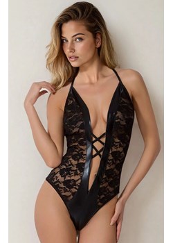 Koronkowe czarne body damskie Daryl, Kolor czarny, Rozmiar L/XL, Passion - id: 129212 - marki Passion - 186776903 Koronkowe czarne body damskie Daryl, Kolor czarny, Rozmiar L/XL, Passion ze sklepu Intymna w kategorii Body damskie - zdjęcie 186776903