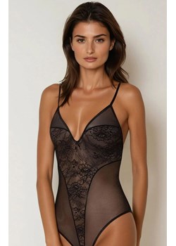 Passion czarne body otwarte Ursula, Kolor czarny, Rozmiar L/XL, Passion - id: 201625 - marki Passion - 186777014 Passion czarne body otwarte Ursula, Kolor czarny, Rozmiar L/XL, Passion ze sklepu Intymna w kategorii Body damskie - zdjęcie 186777014