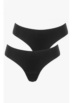 2-pack majtki damskie brazyliany bawełniane z koronką czarne Orchidea, Kolor czarny, Rozmiar S, Pierre Cardin ze sklepu Intymna w kategorii Majtki damskie - zdjęcie 186777321
