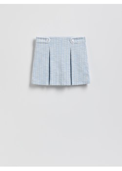 Reserved - Tweedowe spódnico-szorty - jasnoniebieski ze sklepu Reserved w kategorii Spódnice dziewczęce - zdjęcie 186777562