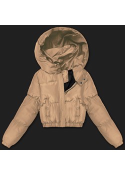 Krótka kurtka zimowa puffer J Style ciemny beżowy (5M3360-84) - id: 25684 - marki Goodlookin.pl - 186778612 Krótka kurtka zimowa puffer J Style ciemny beżowy (5M3360-84) ze sklepu goodlookin.pl w kategorii Kurtki damskie - zdjęcie 186778612