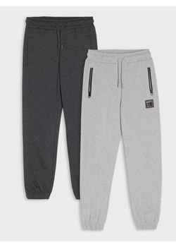 Sinsay - Spodnie dresowe 2 pack - szary - id: YJ962-85M - marki Sinsay - 186781021 Sinsay - Spodnie dresowe 2 pack - szary ze sklepu Sinsay w kategorii Spodnie dziewczęce - zdjęcie 186781021