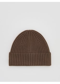 Reserved - Czapka beanie - brązowy ze sklepu Reserved w kategorii Czapki zimowe męskie - zdjęcie 186781493