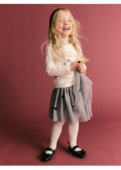 Reserved - Tiulowa spódnica z kokardkami - ciemnoszary - id: 546FW-90X - marki Reserved - 186783353 Reserved - Tiulowa spódnica z kokardkami - ciemnoszary ze sklepu Reserved w kategorii Sukienki dziewczęce - zdjęcie 186783353