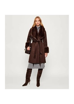 Marciano Guess Wełniany płaszcz LILIANA | shearling ze sklepu Gomez Fashion Store w kategorii Płaszcze damskie - zdjęcie 186785001
