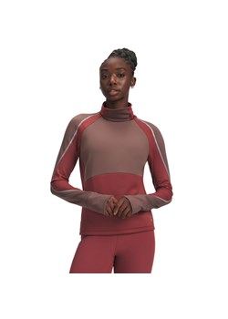 Damski longsleeve do biegania Under Armour UA Halo Run CW Funnel - czerwony ze sklepu Sportstylestory.com w kategorii Bluzki damskie - zdjęcie 186786124