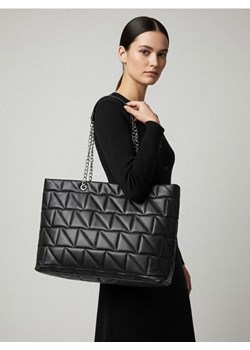 Sinsay - Pikowana torebka shopper - czarny ze sklepu Sinsay w kategorii Torby Shopper bag - zdjęcie 186787563